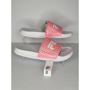 Fila Women’s Pink Slides Size 10 Drifter‎ Lux Repeat NWB